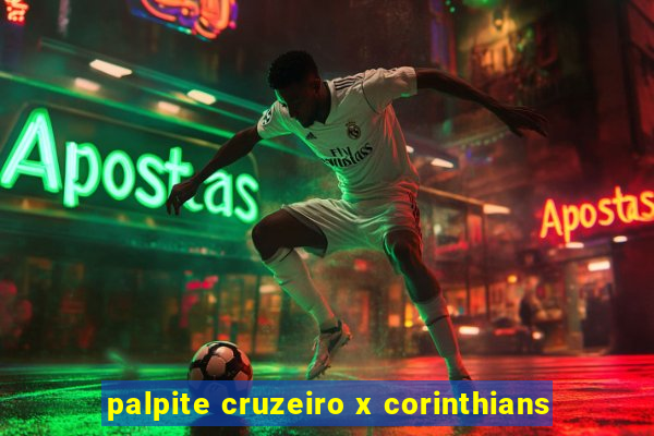 palpite cruzeiro x corinthians